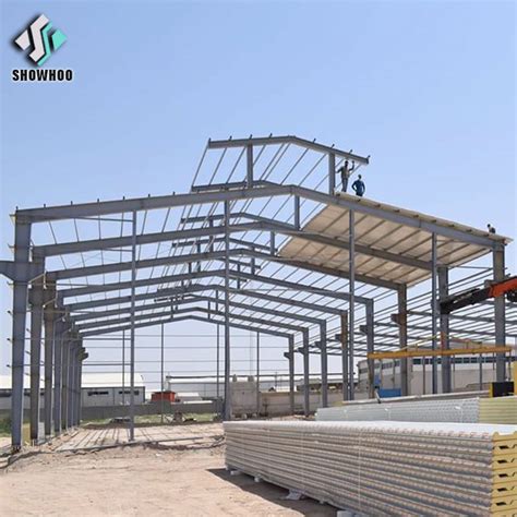 H Column Truss Prefab Industrial Steel Structure Factory Warehouse With