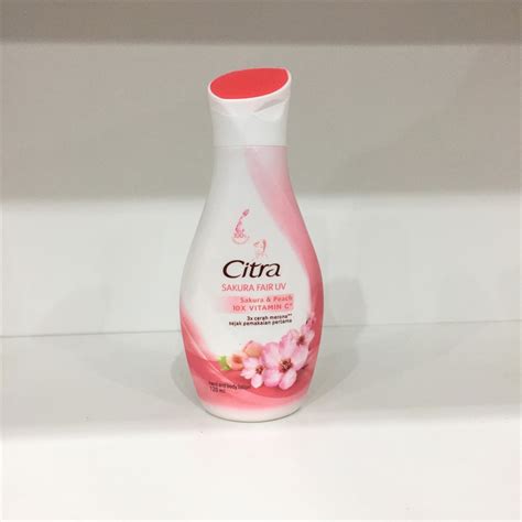 Jual Citra Hand And Body Lotion Sakura Fair Uv Ml Shopee Indonesia