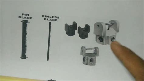 Scroll Saw Blades Holders Pin Less Blade Clamps Upperlower Blade