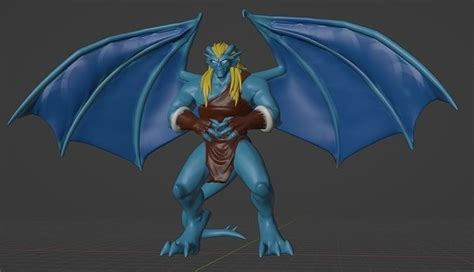 gargoyles avalon 3 gabriel 3D model 3D printable | CGTrader