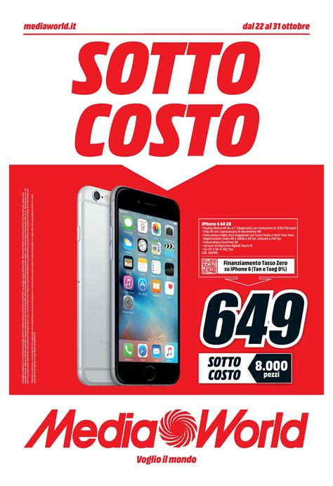 Volantino Mediaworld Sotto Costo Dal Al Ottobre Sbircia