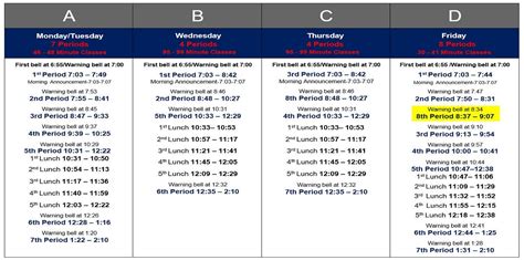 2023 2024 Bell Schedule 2023 24 Bell Schedule