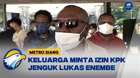 Kuasa Hukum Minta KPK Izinkan Keluarga Jenguk Lukas Enembe YouTube