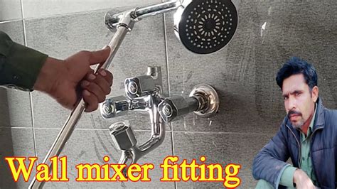 Wall Mixer Fitting Bath Shower Shaower Fitting Youtube