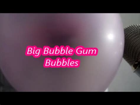 Bubble Gum 3D ASMR Blowing Bubbles - YouTube