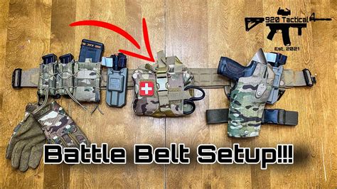 Battle Belt Setup Mandp 2 0 High Speed Gear Safariland 6390 Rds Youtube