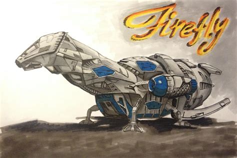 Firefly-class transport ship by lars-sinde on DeviantArt