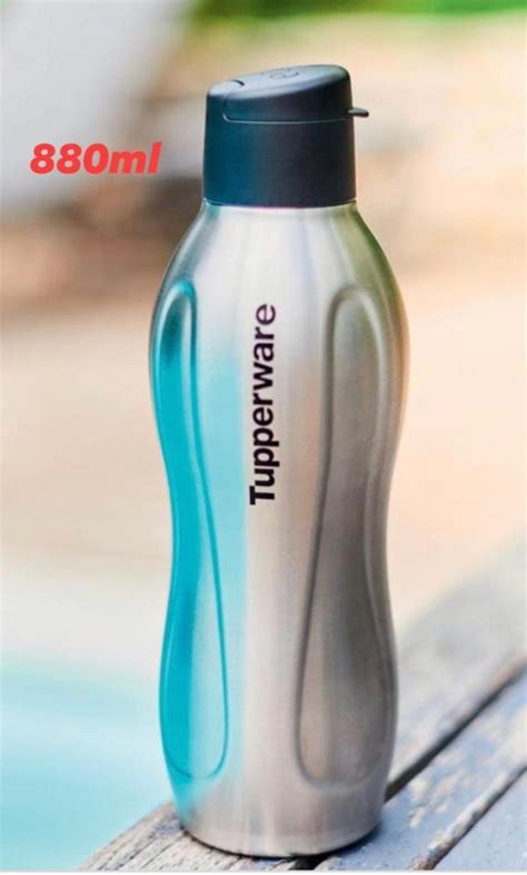 Tupperware Stainless Steel Eco Bottle 880ml Furniture Home Living