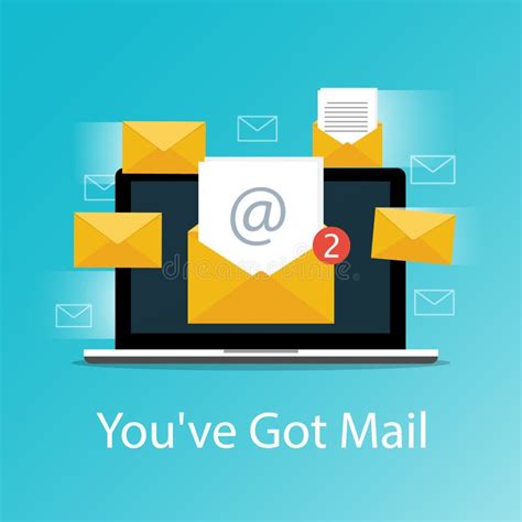 You Ve Got Mail Stock Illustrations – 48 You Ve Got Mail Stock ...