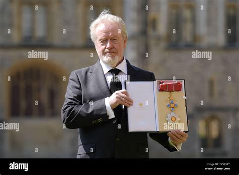 Director And Producer Sir Ridley Scott After Being Made A Knight Grand