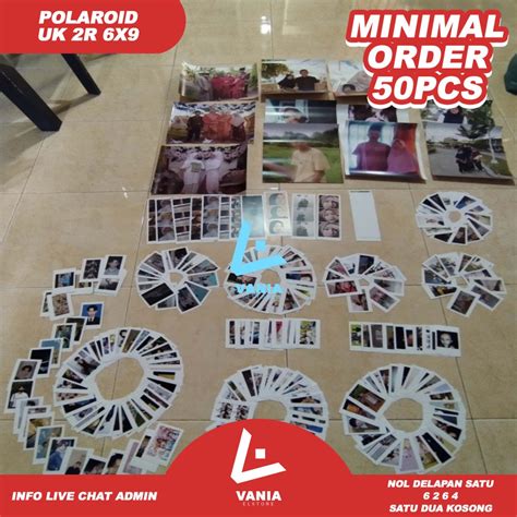 Jual Cetak Foto Polaroid 2R 6 X 9 Cm Shopee Indonesia