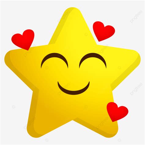 Happy Face Star Clipart