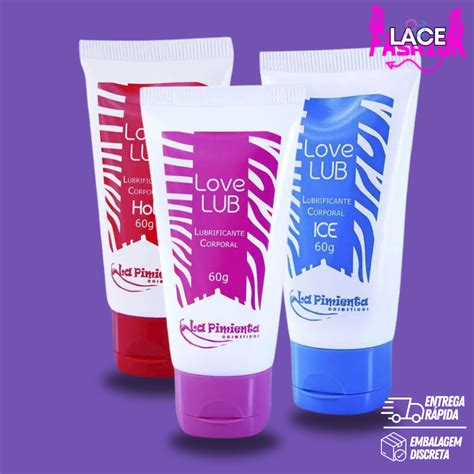 Gel Lubrificante Para Sexo Anal Ou Vaginal Love Lub Neutro Hot Ice G Sexshop Sabor
