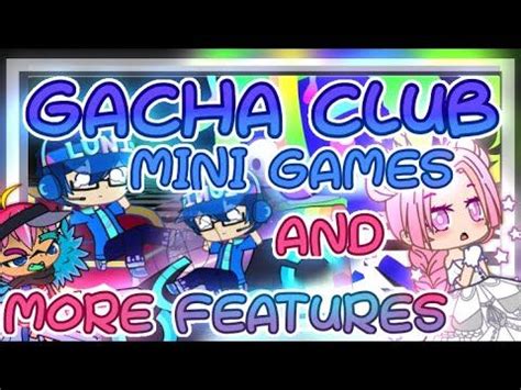 Gacha Club Mini Games, new features and captures - YouTube | Mini games ...