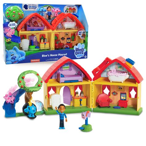 Blue’s Clues & You! Blue’s House Playset, 13 pieces, Kids Toys for Ages ...