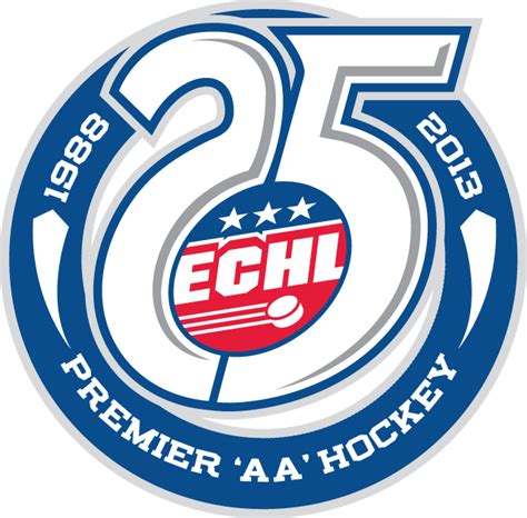 Echl Anniversary Logo Echl Echl Chris Creamers Sports Logos Page