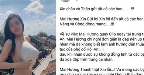 Lên tiếng xin lỗi hot girl bán khỏa thân quay clip trên nóc quán cafe ở Hội An vẫn bị ném đá