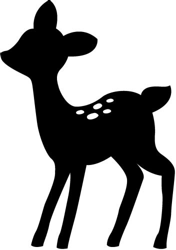 Free 250 Silhouette Baby Deer Svg SVG PNG EPS DXF File