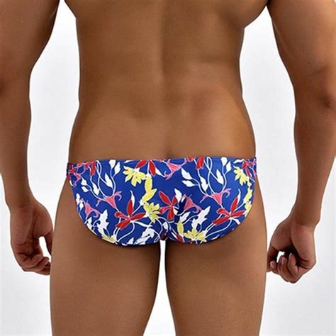 Men Beach Briefs Low Waist Bikini Cool Sexy Guy Swimsuit Trunks Gay Bathing Suit Ebay