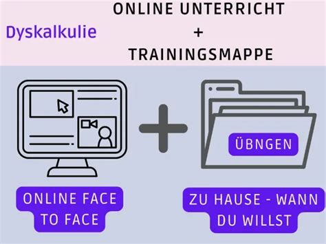 Dyskalkulie Rechenschwäche online Förderung