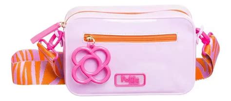 Bolsa Infantil Petite Jolie Menina Pop Transversal Original Cor Lilac