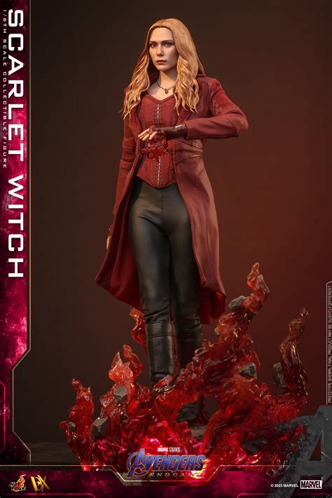 Unleash Some Chaos With Hot Toys New Scarlet Witch Endgame Figure