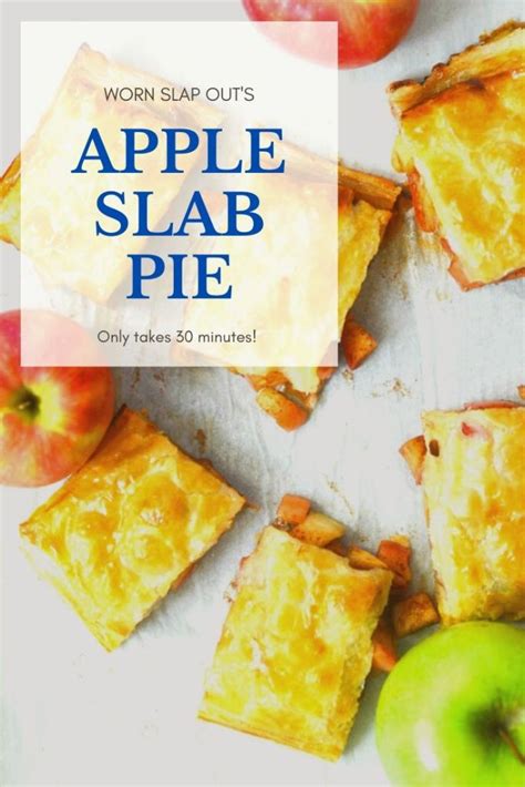 Easy Apple Slab Pie With Puff Pastry Worn Slap Out