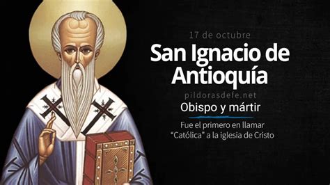 San Ignacio De Antioqu A El Que Bautiz Cat Lica A La Iglesia