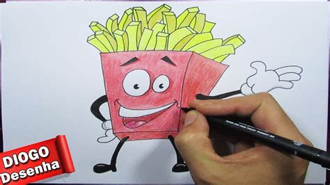 Como Desenhar Uma Batata Frita Kawaii Youtube