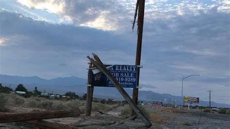 Flash Flooding Hits Streets In Pahrump County Offices Closed