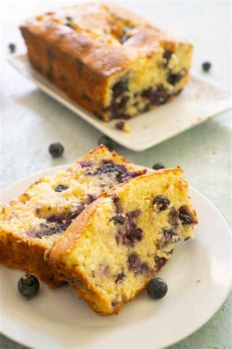 Blueberry Bread with Cream Cheese Swirl - The Happier Homemaker