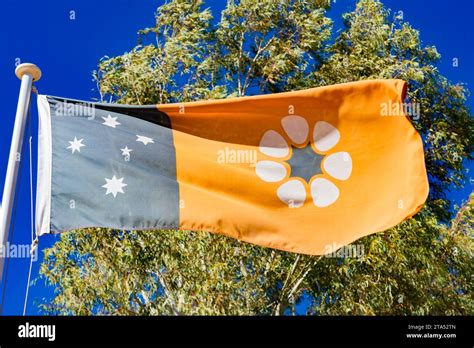 The Northern Territory State Flag 3 Official Colours Black White And