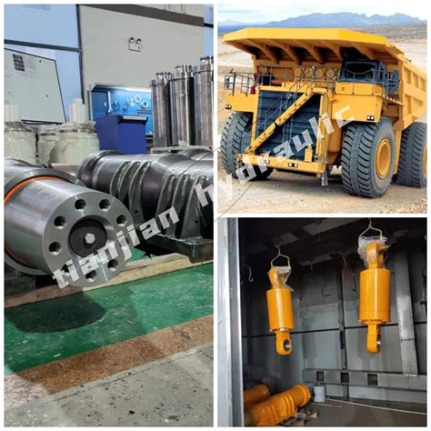 Mining Dump Truck Front Suspension Hydraulic Oil Cylinder With Iso