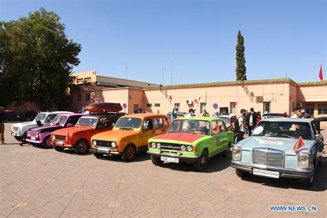 Vintage Car Exhibition Held In Marrakech Morocco Xinhua English