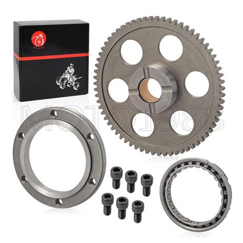 Starter Clutch Kit One Way Gear Bearing Gasket For Yamaha Rhino