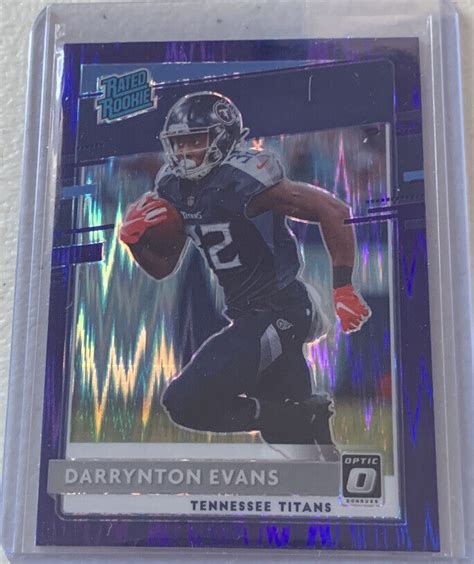 Panini Donruss Optic Rated Rookies Purple Shock Prizm