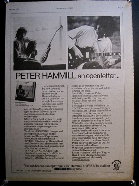 Yahoo オークション PETER HAMMILL re Van Der Graaf Generator O