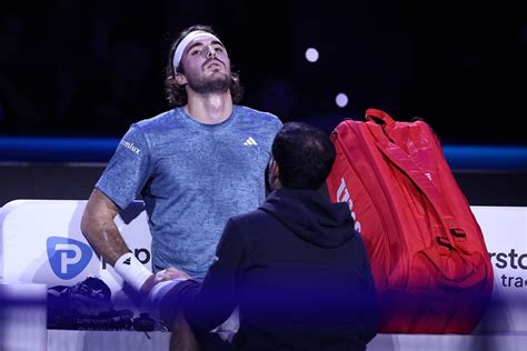 Atp Finals 2023 Stefanos Tsitsipas Bỏ Cuộc Vì Chấn Thương