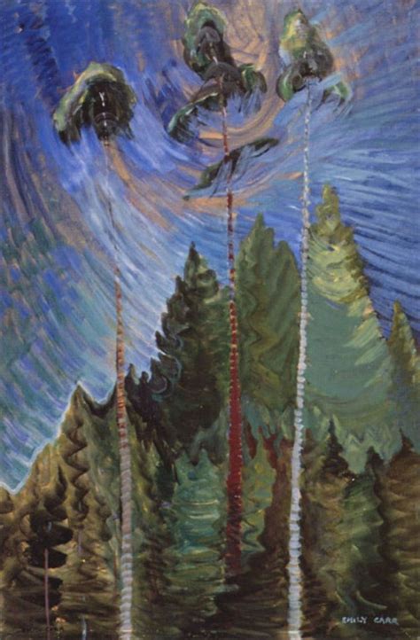 Totems And Trees Emily Carrs Paintings Emily Carr