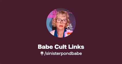Babe Cult Links Facebook Linktree
