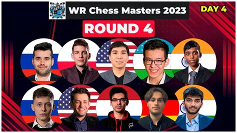 ROUND 4 WR Chess Masters 2023 Nepo So Ttorov Aronian Giri