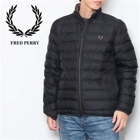 Fred Perry フレッドペリー インシュレイティド ジャケット J4564 ダウン ジャケット 中綿 メンズ アウター 軽量 暖かい 保温性 カジュアル ブランド Fredperry