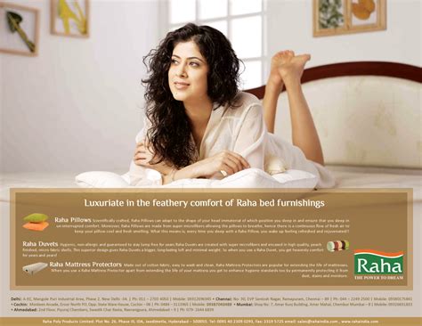 Nidhi Raha Mattress Ads