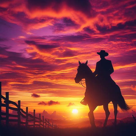 Vaquero Caballo Silueta Imagen Gratis En Pixabay