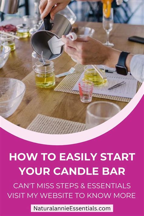 How To Start And Grow A Profitable Candle Bar Candle Bar Candle