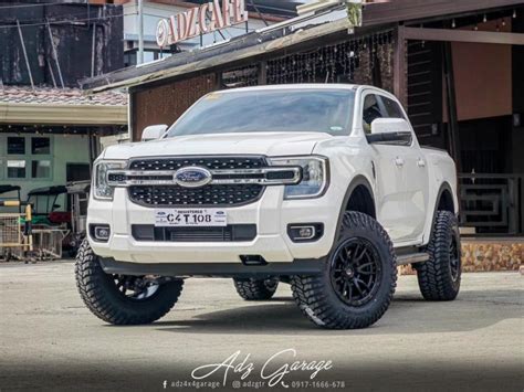 Ford Ranger Next Gen White Fuel Off Road Rebel 6 D679 Wheel Front