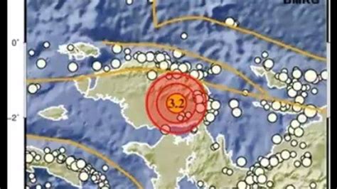 Gempa Bumi Terkini Guncang Papua Barat Senin Malam Guncangan Di Darat