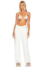 Montce Swim Euro Bows Bikini Top In Palmas Revolve