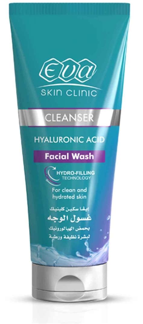 سعر ومواصفات Eva Skin Clinic Hyaluronic Acid Facial Wash 160 Ml من