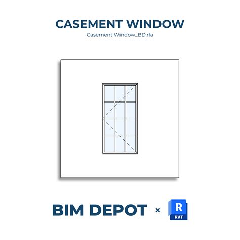 Single Casement Window - Revit Window Family – BIM Depot